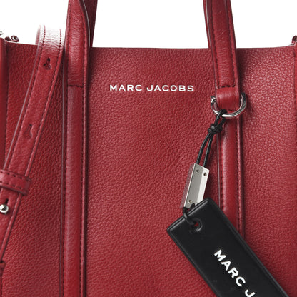 Marc Jacobs Grained Calfskin The Tag 21 Tote Cranberry 9 of 9