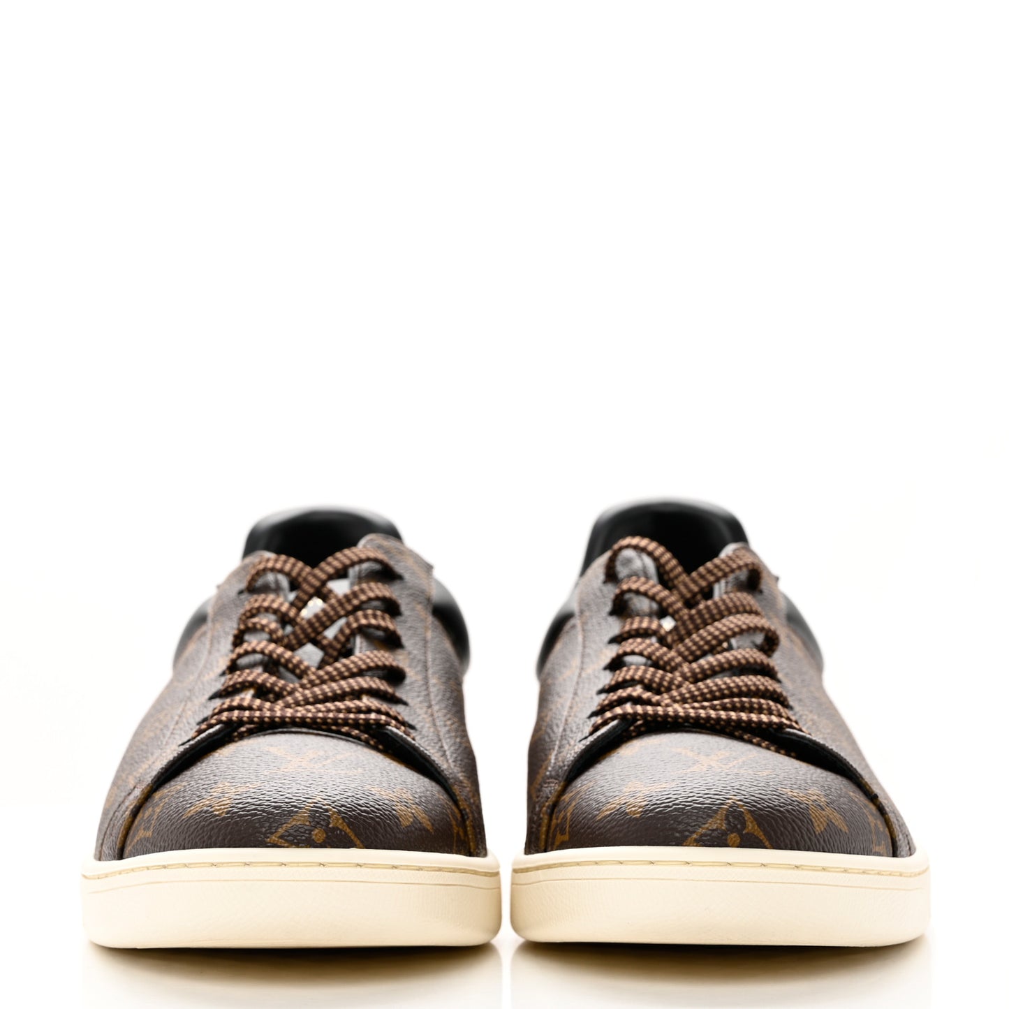 Calfskin Monogram Mens Luxembourg Sneakers 10.5