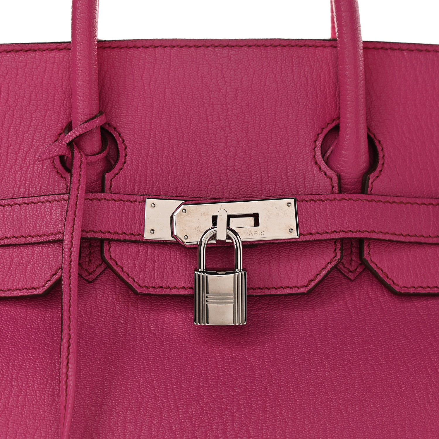Hermes Chevre de Coromandel HAC Birkin 32 Fuchsia 933604