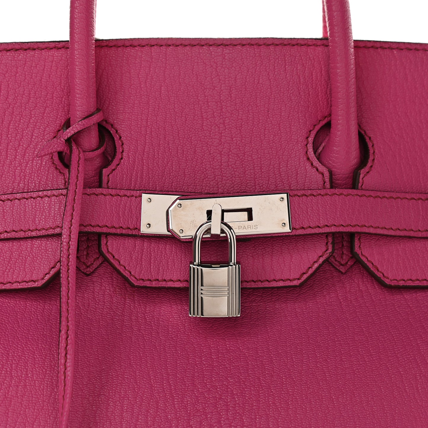 Chevre de Coromandel HAC Birkin 32 Fuchsia