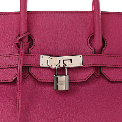 Hermes Chevre de Coromandel HAC Birkin 32 Fuchsia 9 of 9