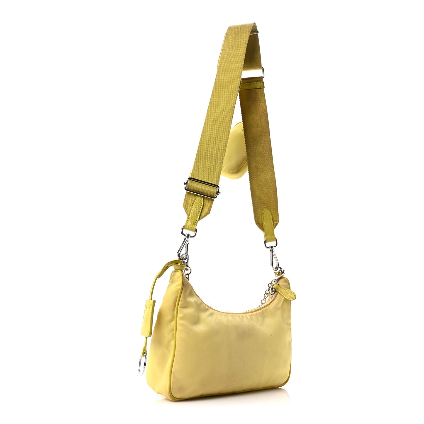 Nylon Saffiano Re-Edition 2005 Shoulder Bag Ananas