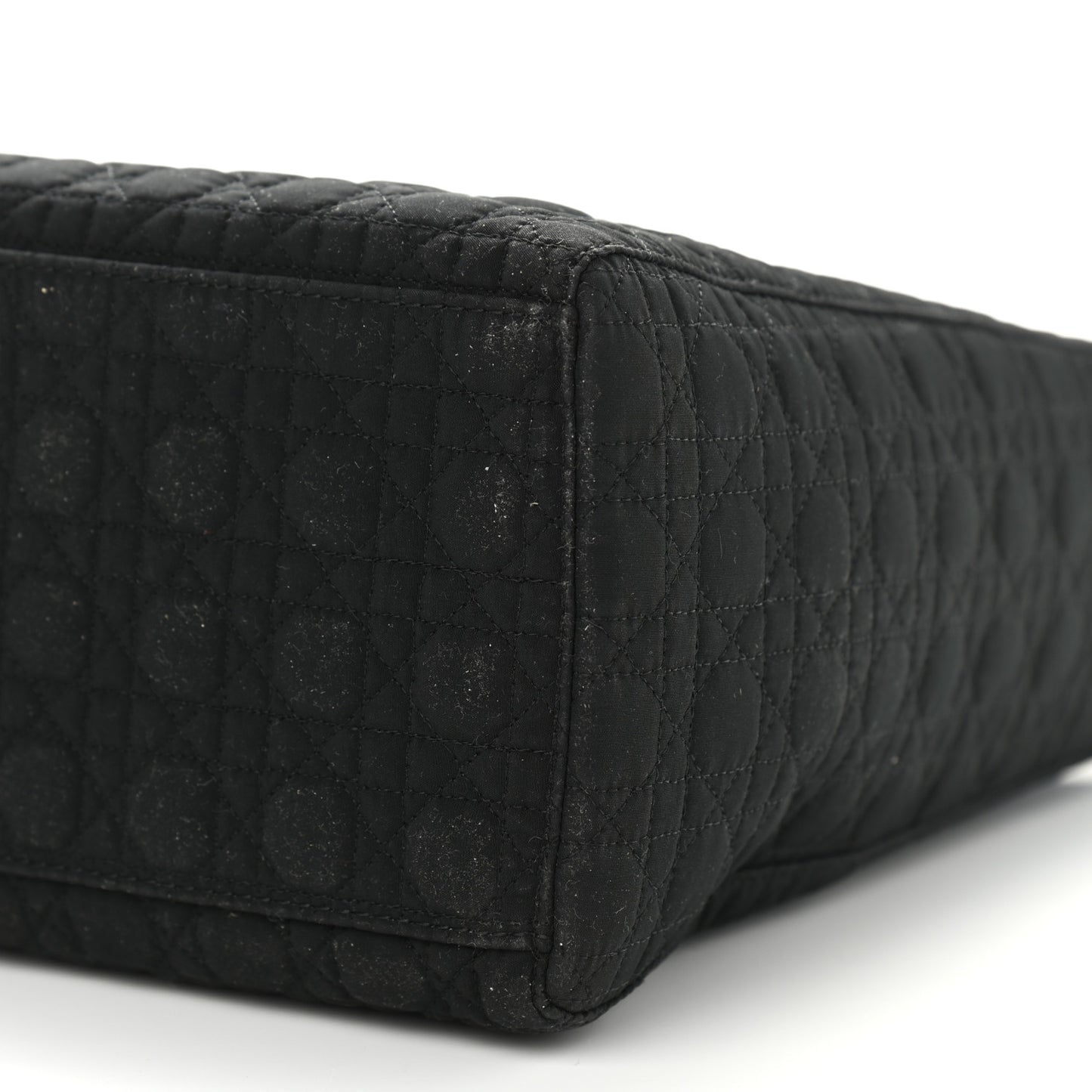 Nylon Cannage Large Lady Dior Black