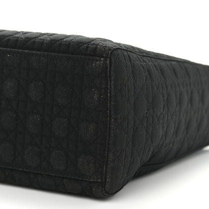 Christian Dior Nylon Cannage Large Lady Dior Black 8 of 13