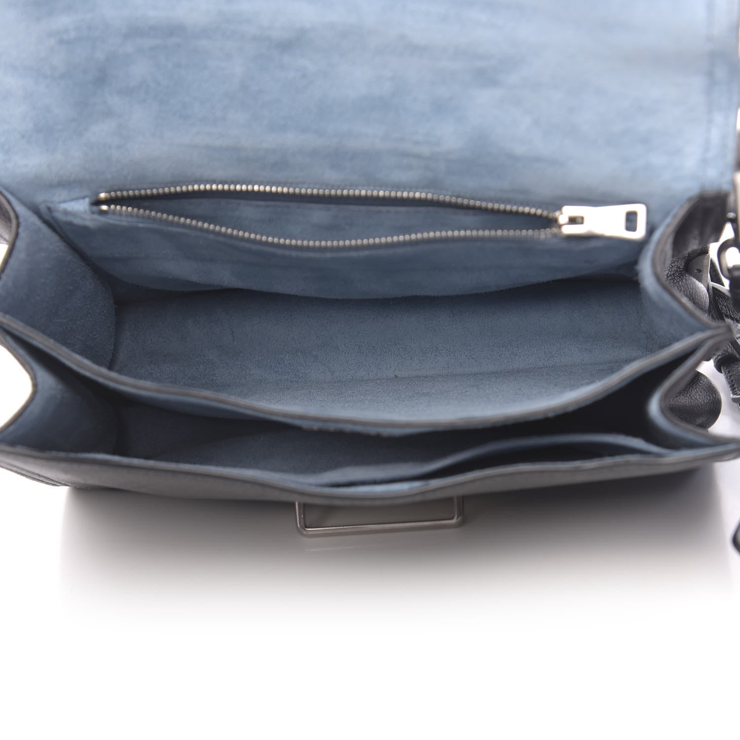 Prada Glace Calf Large Soft Cahier Bag Black Astrale 6 of 11