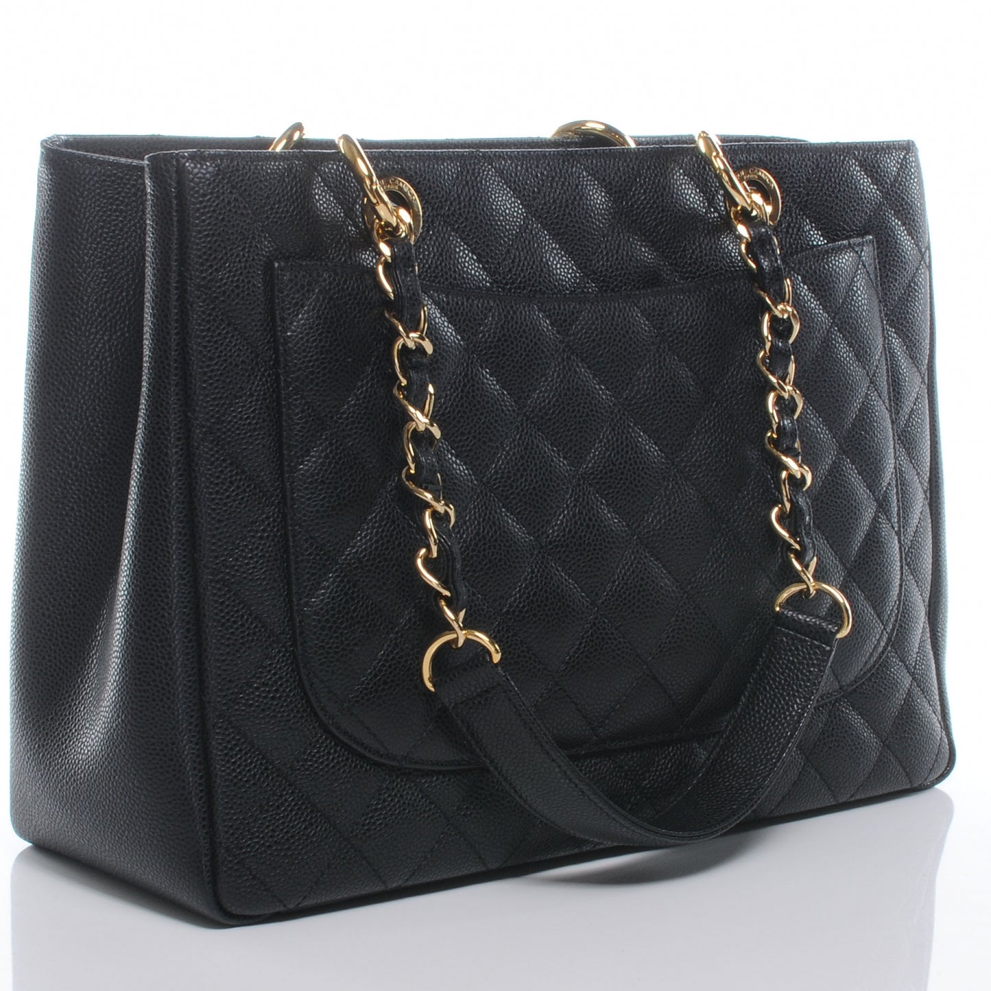 Caviar Grand Shopping Tote GST Black