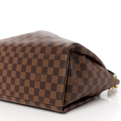 Louis Vuitton Damier Ebene Odeon Tote MM Black 9 of 9