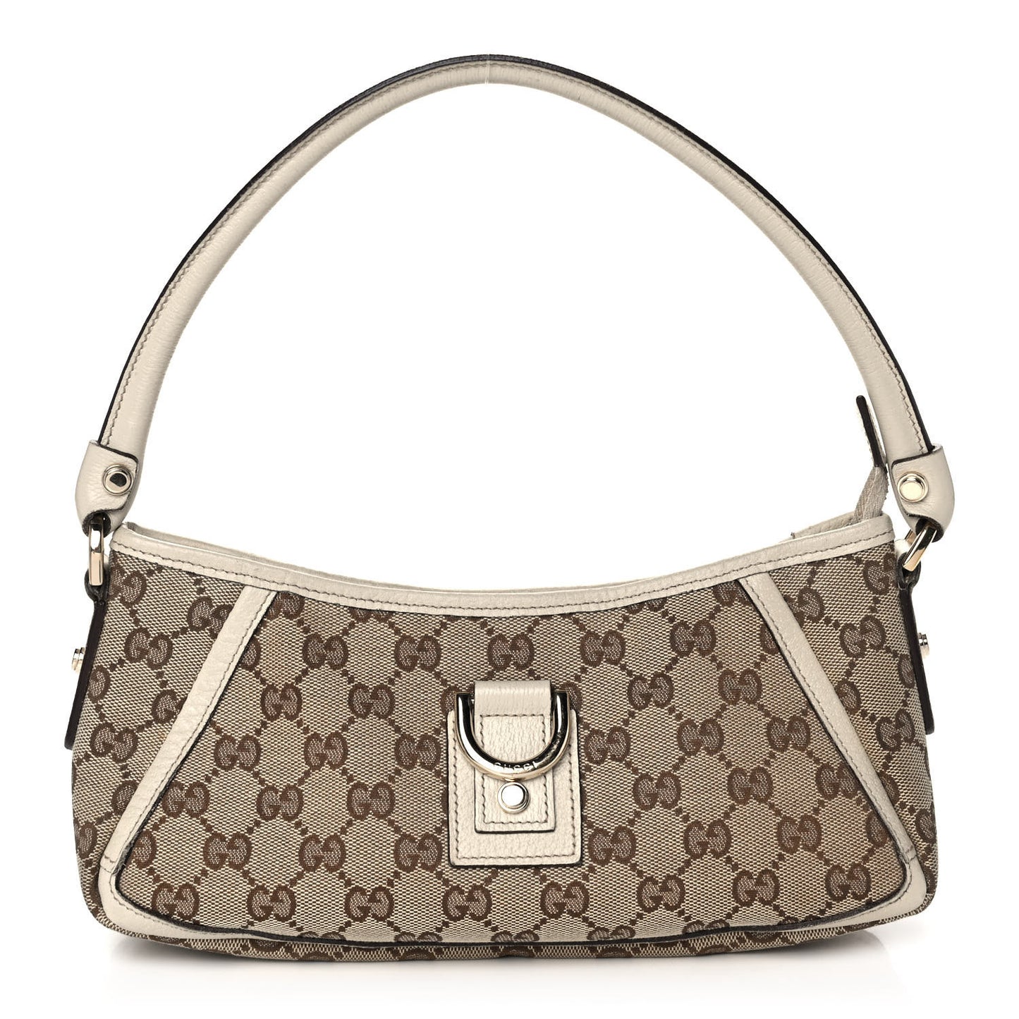 Monogram D Ring Abbey Pochette Off White