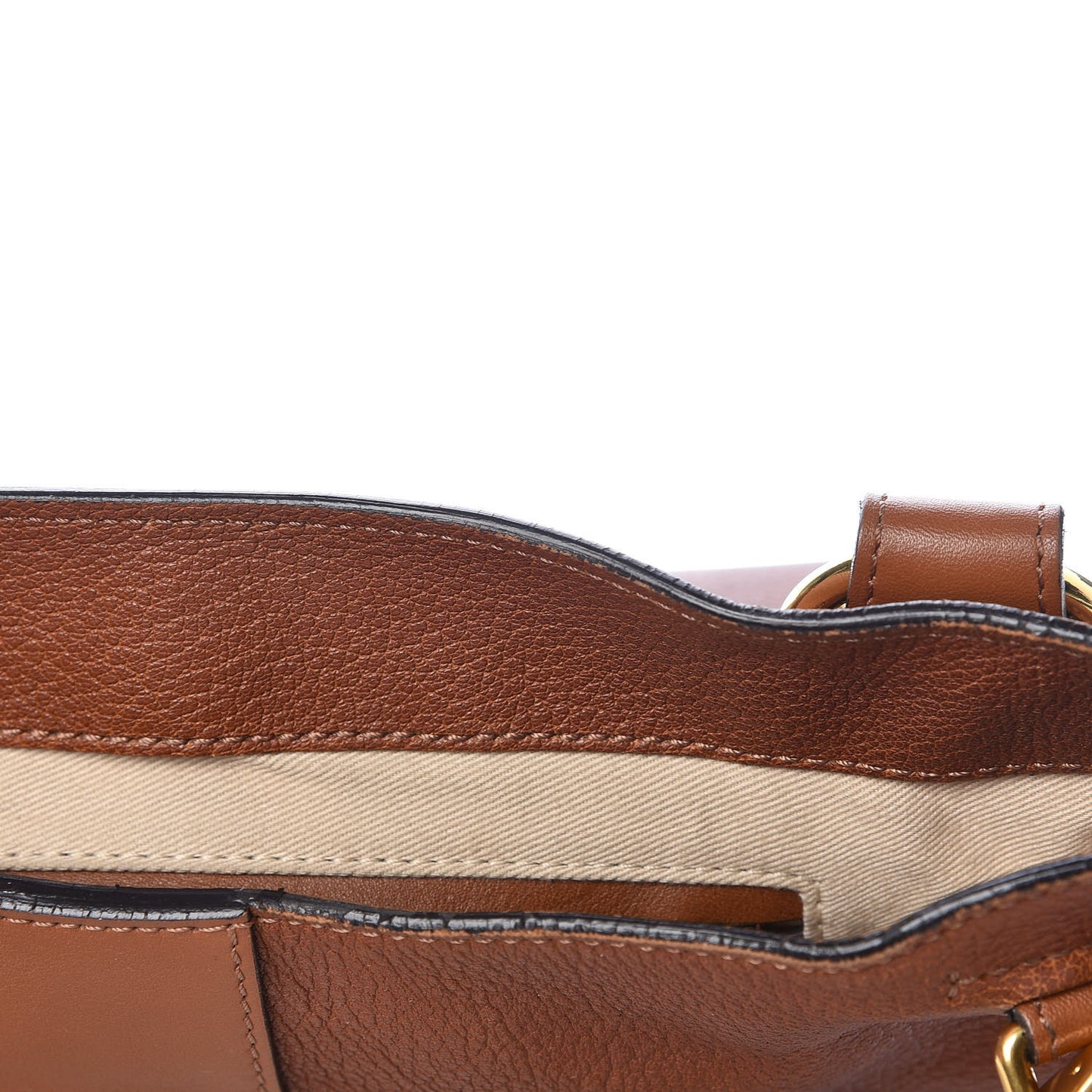 Grained Lambskin Medium Lexa Shoulder Bag Caramel