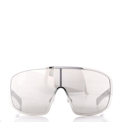 Chanel Shield Runway Sunglasses Silver 2 of 7