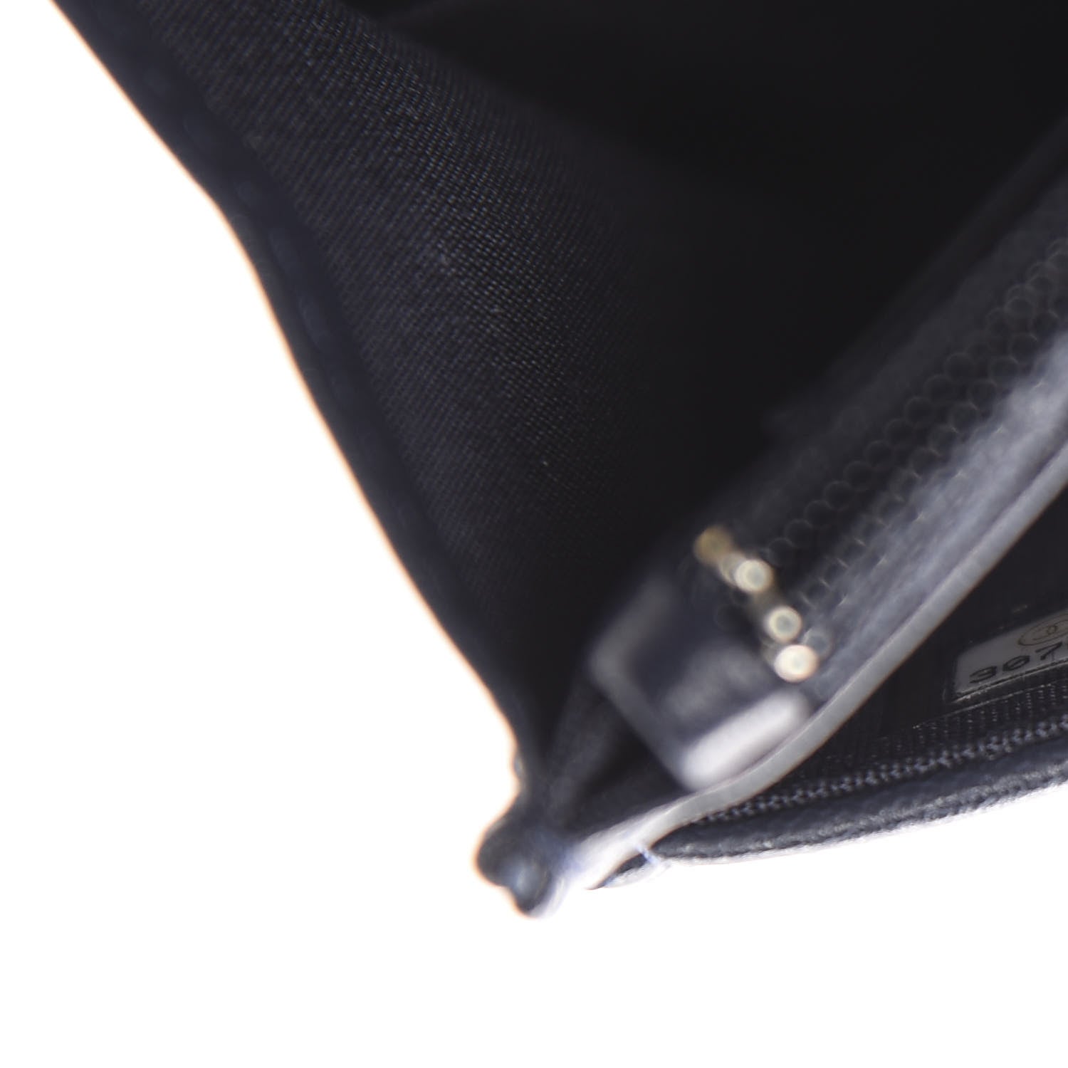 Chanel Lambskin Quilted 19 Wallet On Chain WOC Navy Blue 10 of 12
