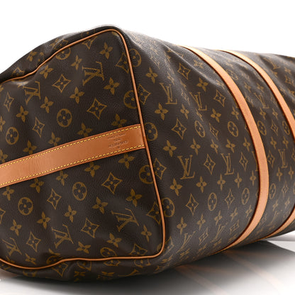 Louis Vuitton Monogram Keepall Bandouliere 55 8 of 9