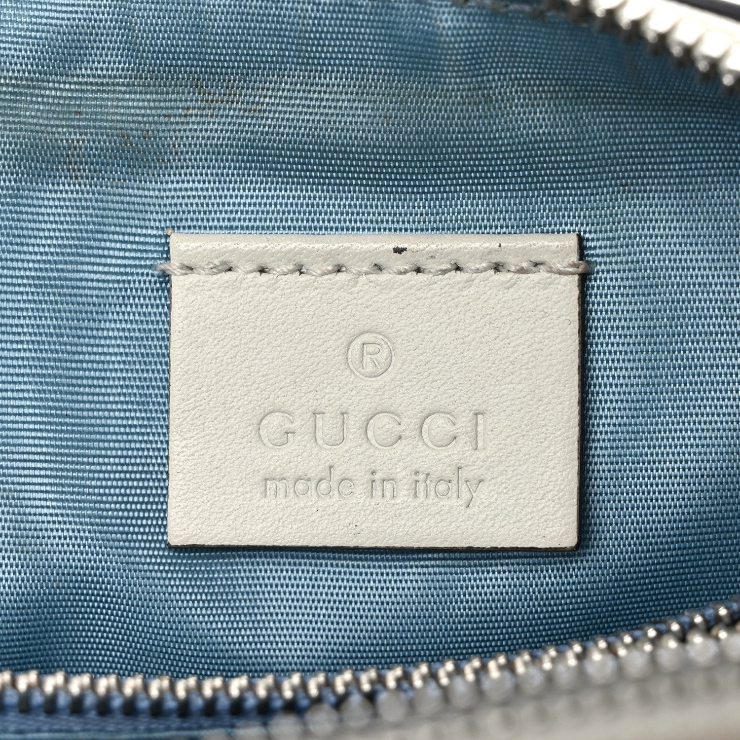 Gucci X SEGA Calfskin GUCCY Stars Mini Dome Shoulder Bag Mystic White Gold 6 of 9