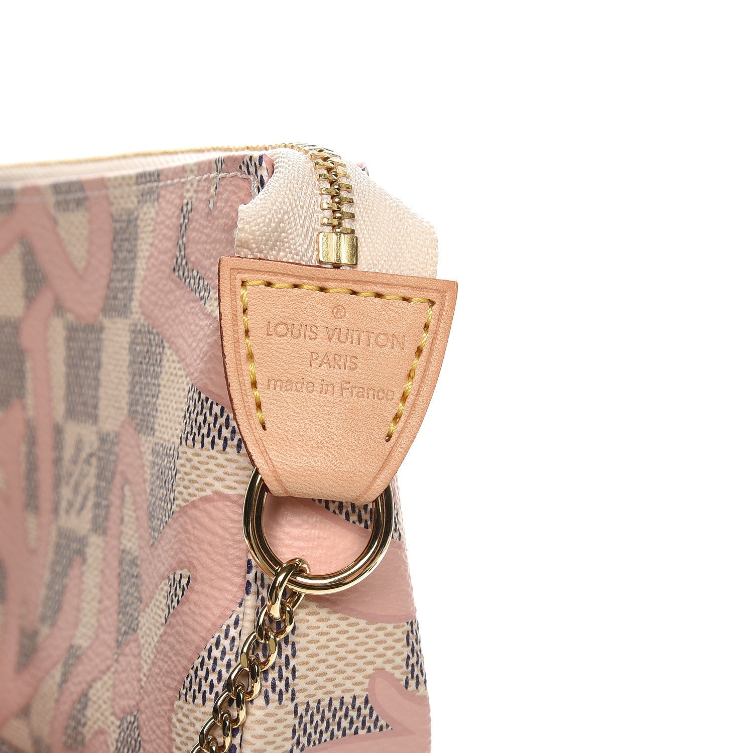 Louis Vuitton Damier Azur Tahitienne Mini Pochette Accessories 6 of 8