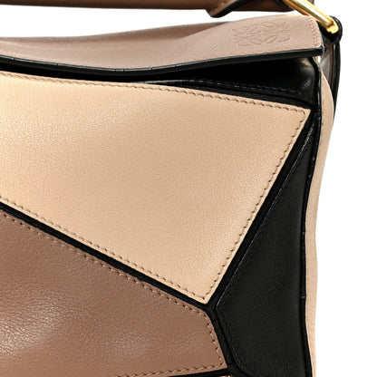 Loewe Calfskin Small Puzzle Bag Sand Hazelnut Ash 9 of 11