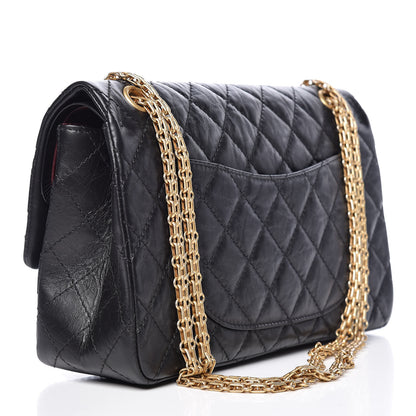 Chanel Aged Calfskin Quilted 2.55 Reissue 226 Flap Black 3 of 10