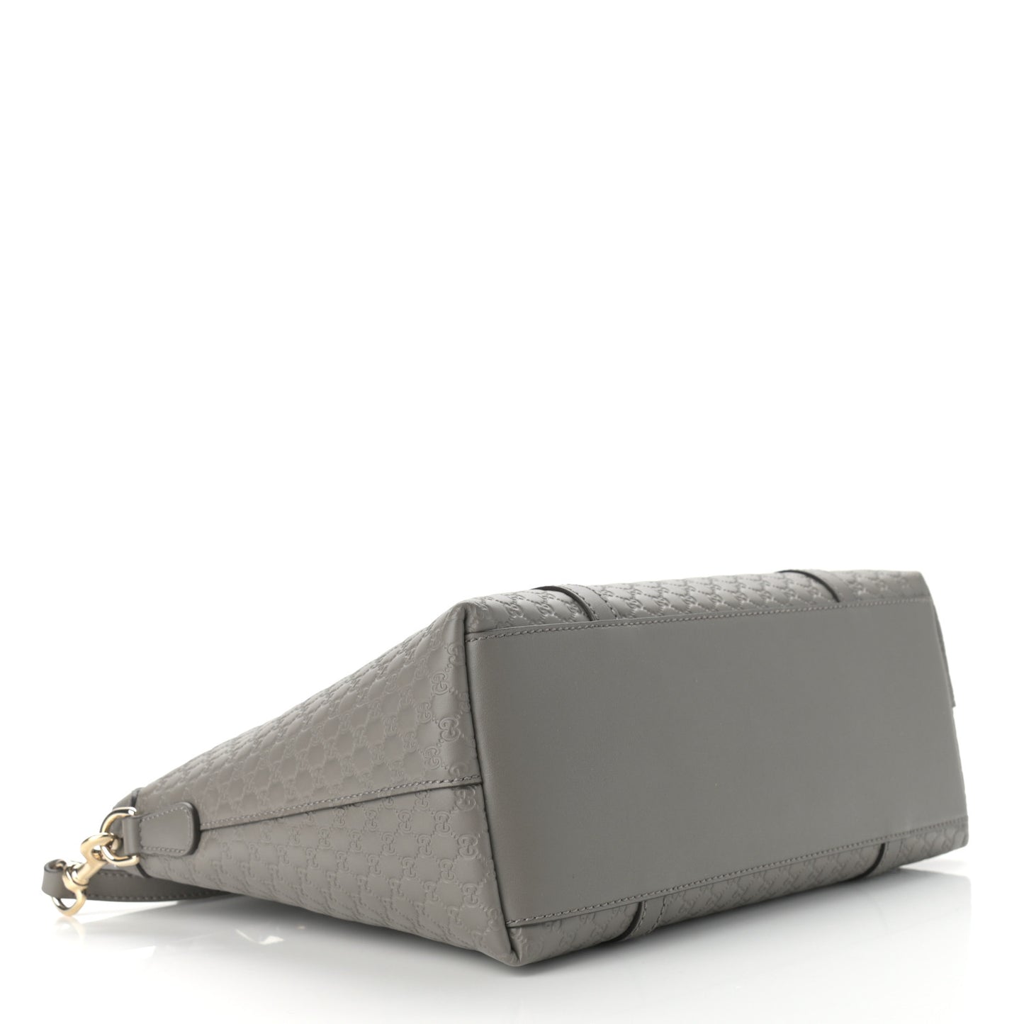 Soft Microguccissima Small Zippered Satchel Loess