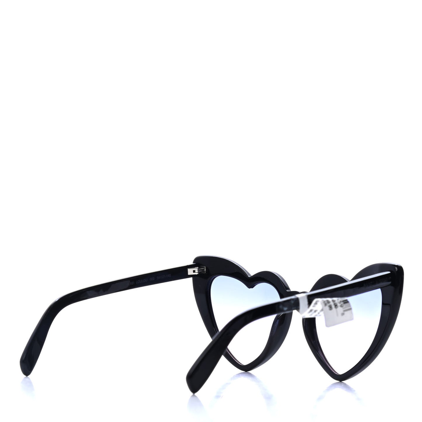 Acetate Heart Frame Loulou SL181 Sunglasses Black
