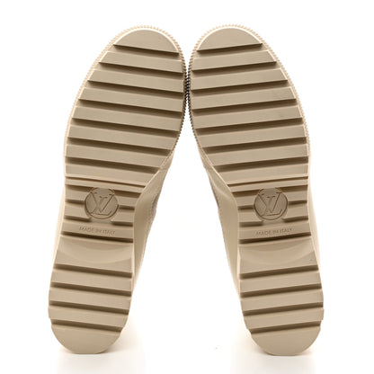 Louis Vuitton Suede Calfskin Laureate Platform Desert Boots 39 Taupe 5 of 8