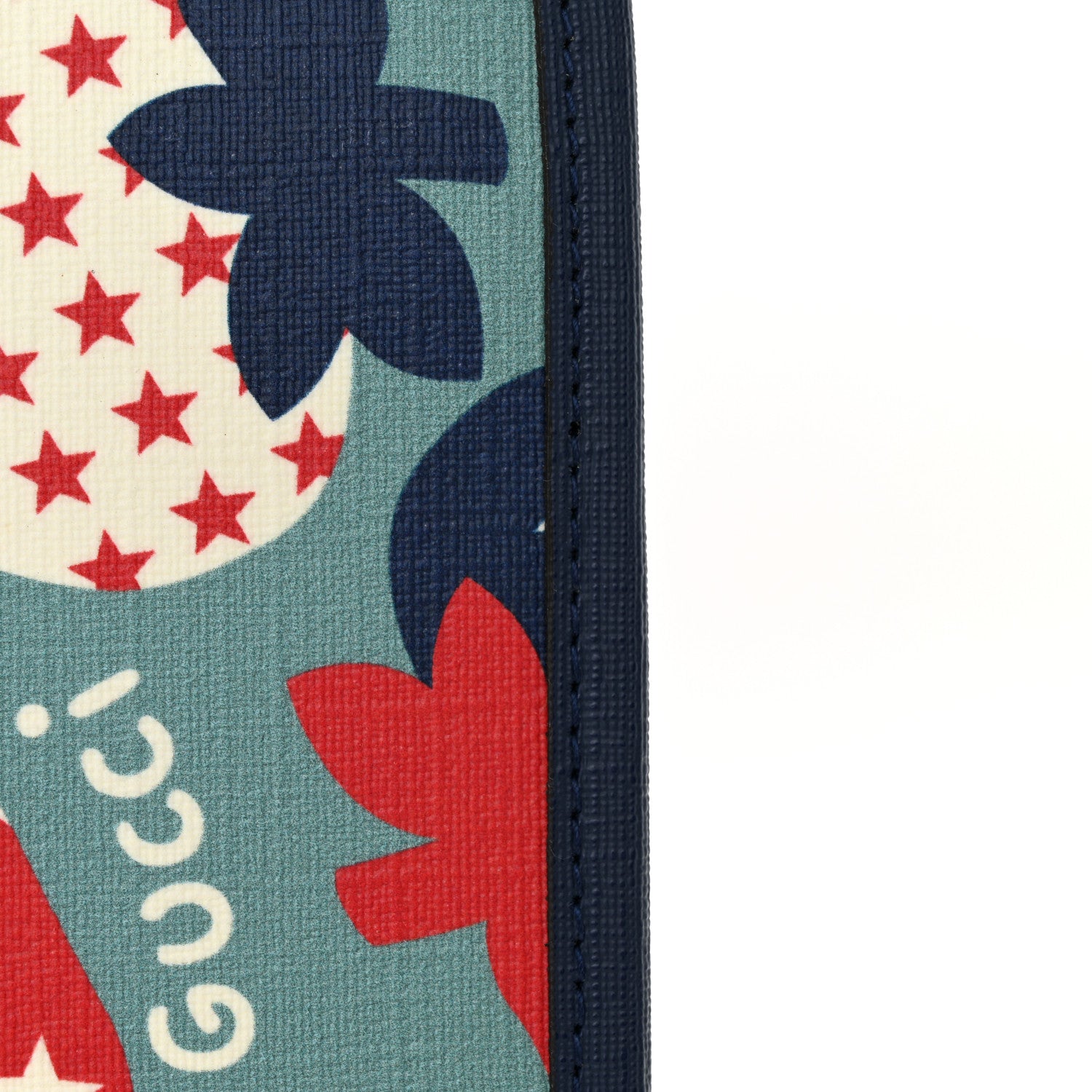 Gucci Coated Canvas Strawberry Stars Childrens Tote Red White Blue 11 of 11