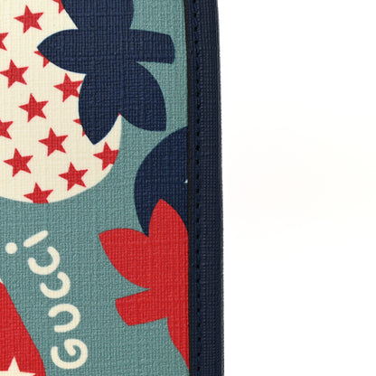 Gucci Coated Canvas Strawberry Stars Childrens Tote Red White Blue 11 of 11