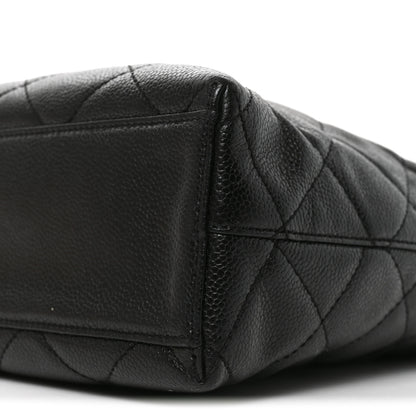 Chanel Caviar Diamond Flap Shoulder Bag Black 10 of 10
