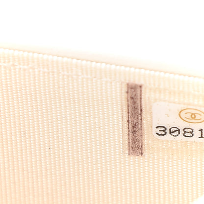 Chanel Caviar Quilted Vintage Mademoiselle Wallet On Chain WOC White 8 of 11