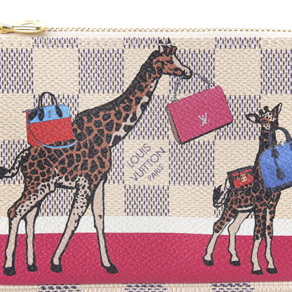 Louis Vuitton Damier Azur 2017 Christmas Animation Mini Pochette Accessories 10 of 11
