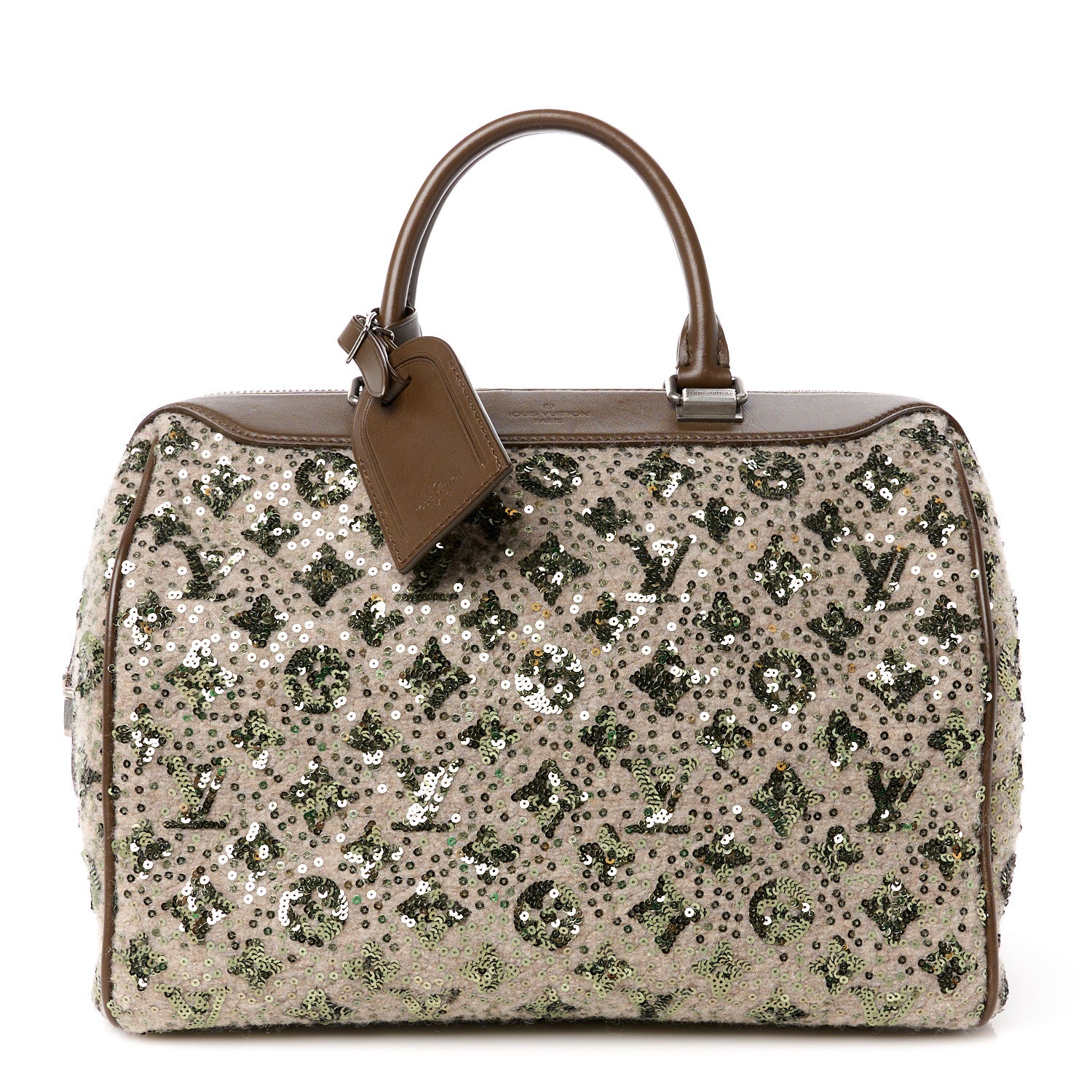 Louis Vuitton Sequin Monogram Sunshine Express Speedy Kaki 1 of 12