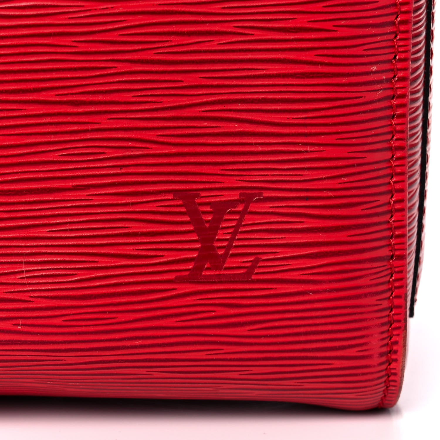 Louis Vuitton Epi Speedy 35 Castillan Red 6 of 13