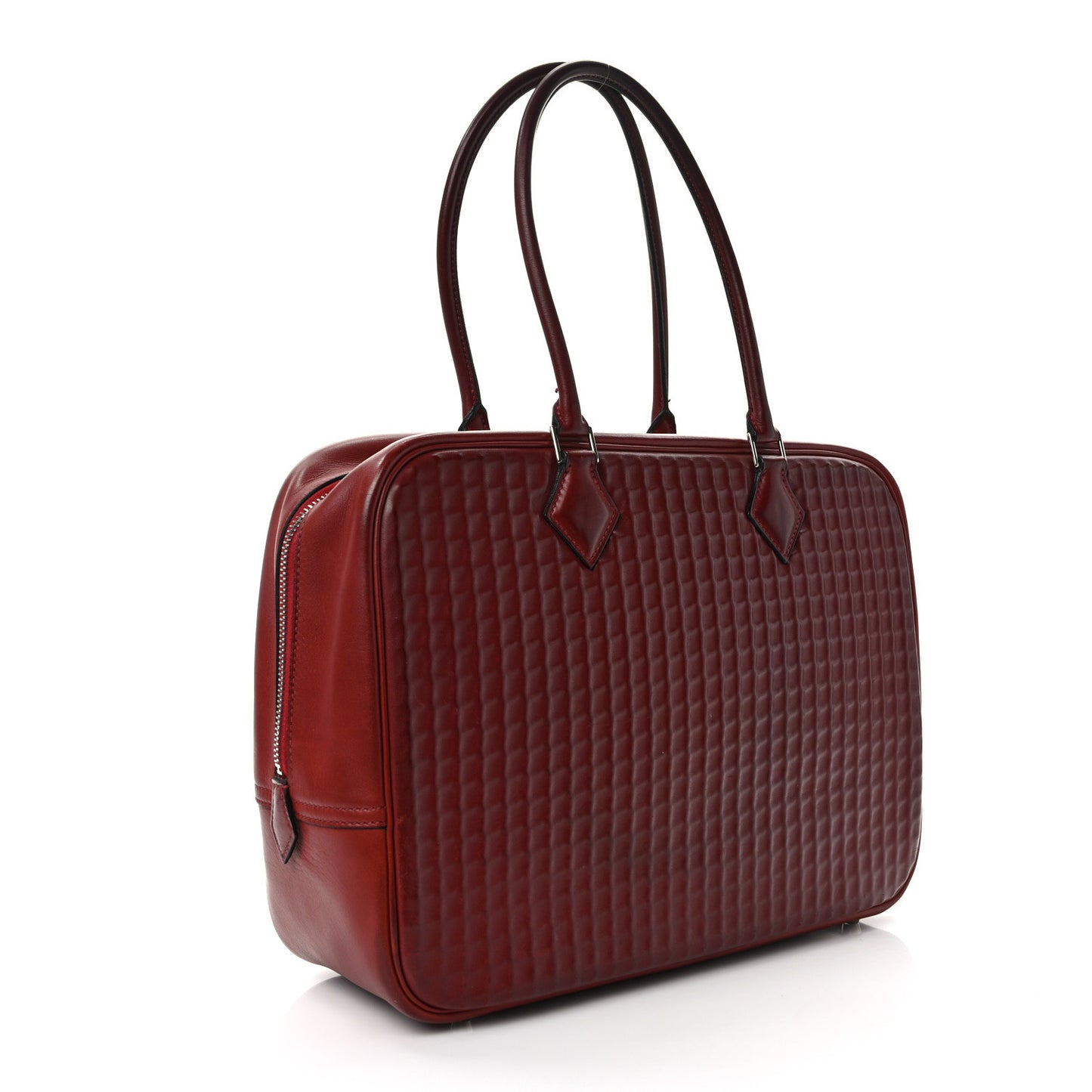 Box Calf Waffle Plume 32 Rouge H