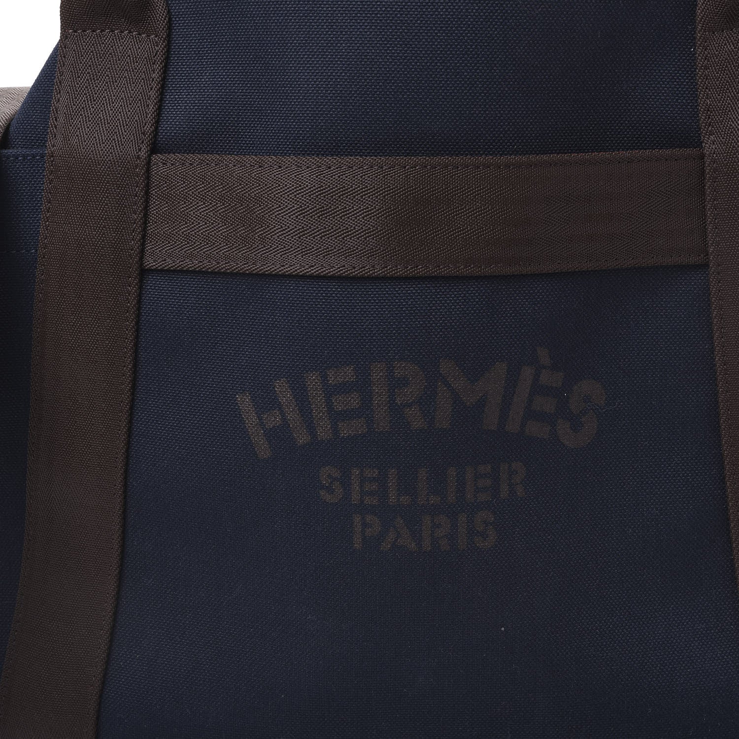 Hermes Toile Sac De Pansage Groom Bleu Navy Feu 10 of 12