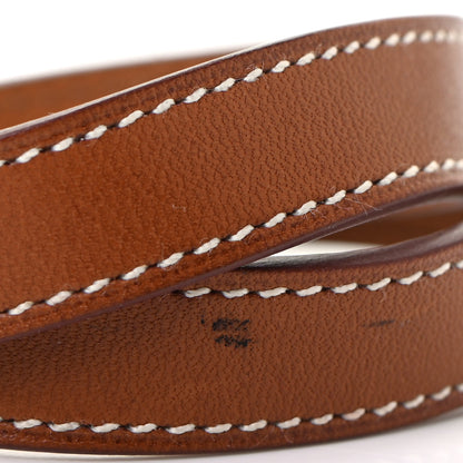 Hermes Barenia Kelly Double Tour Bracelet S Fauve 8 of 8