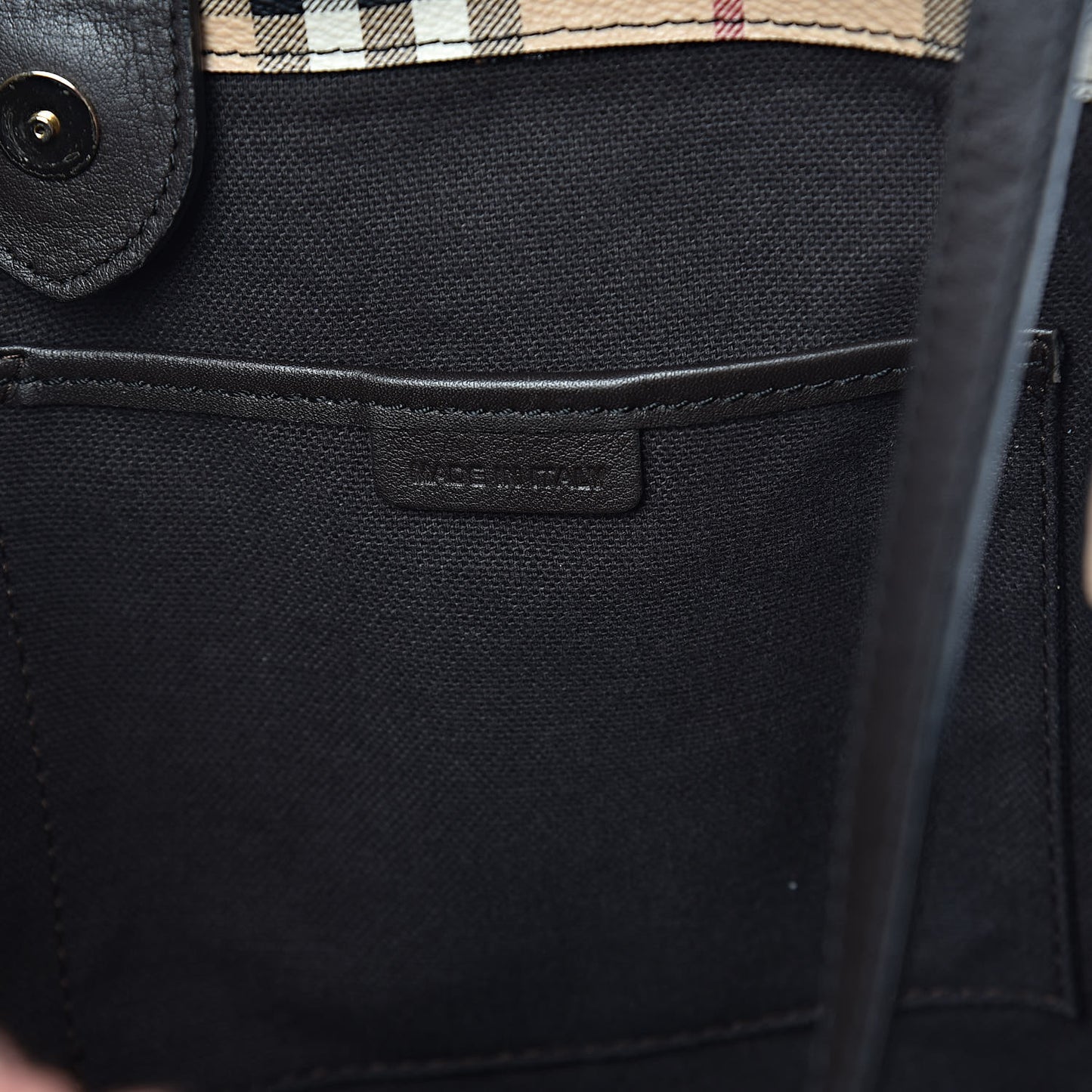 Haymarket Check Small Canterbury Tote Chocolate