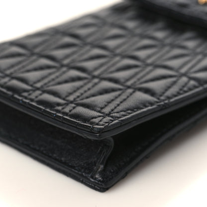 Versace Nappa Quilted Virtus Phone Phone Crossbody Black 8 of 8