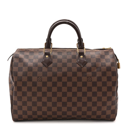 Louis Vuitton Damier Ebene Speedy 35 1 of 10