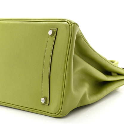 Hermes Swift Birkin 35 Vert Anis 10 of 22