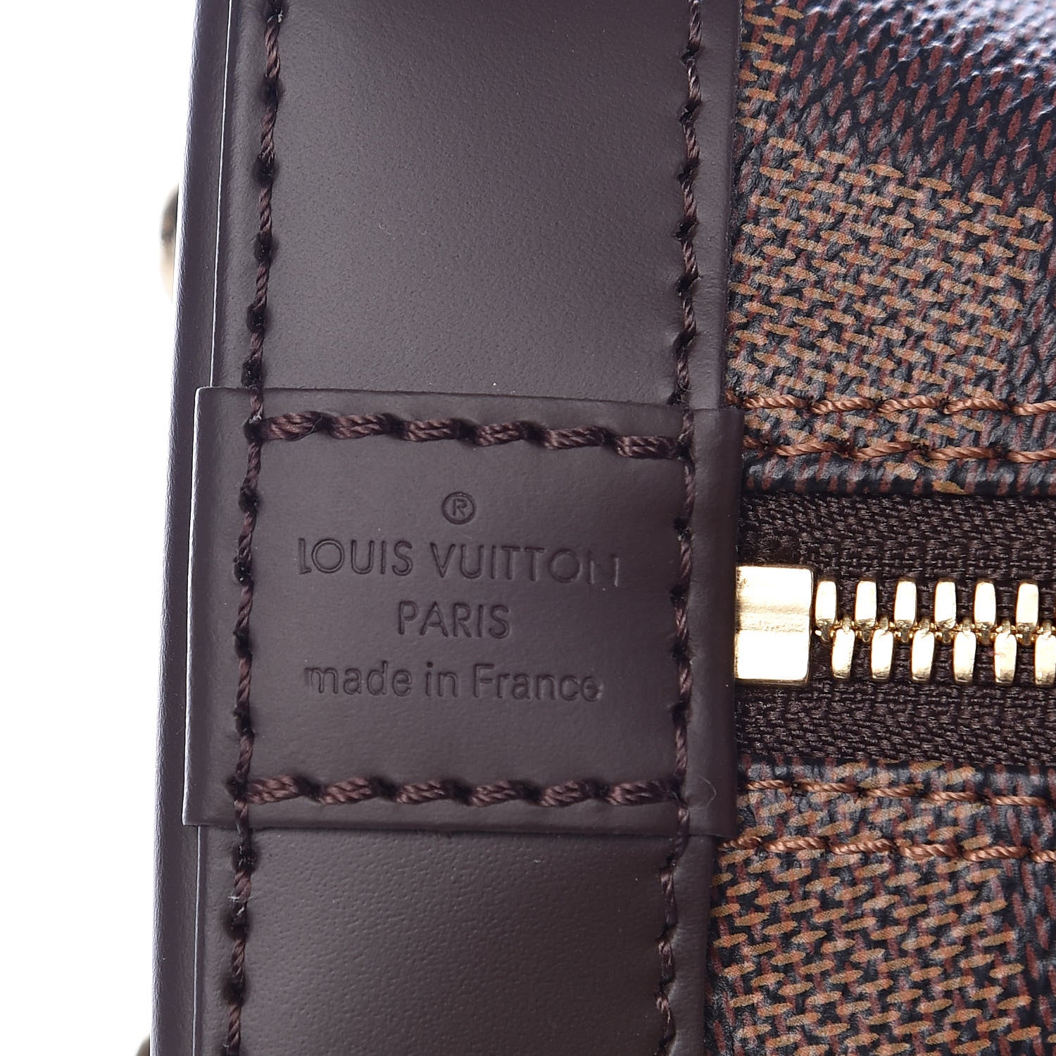 Louis Vuitton Damier Ebene Alma BB 8 of 8