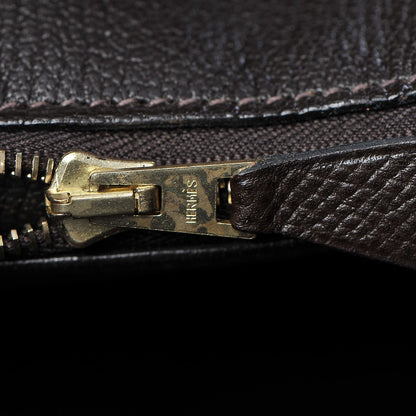 Hermes Courchevel Birkin 35 Chocolate 13 of 33