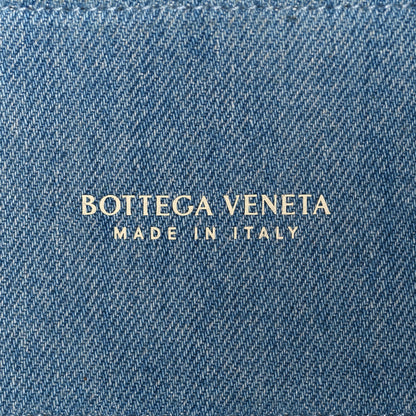 Bottega Veneta Denim Maxi Intrecciato Mini Arco Tote Blue 7 of 11