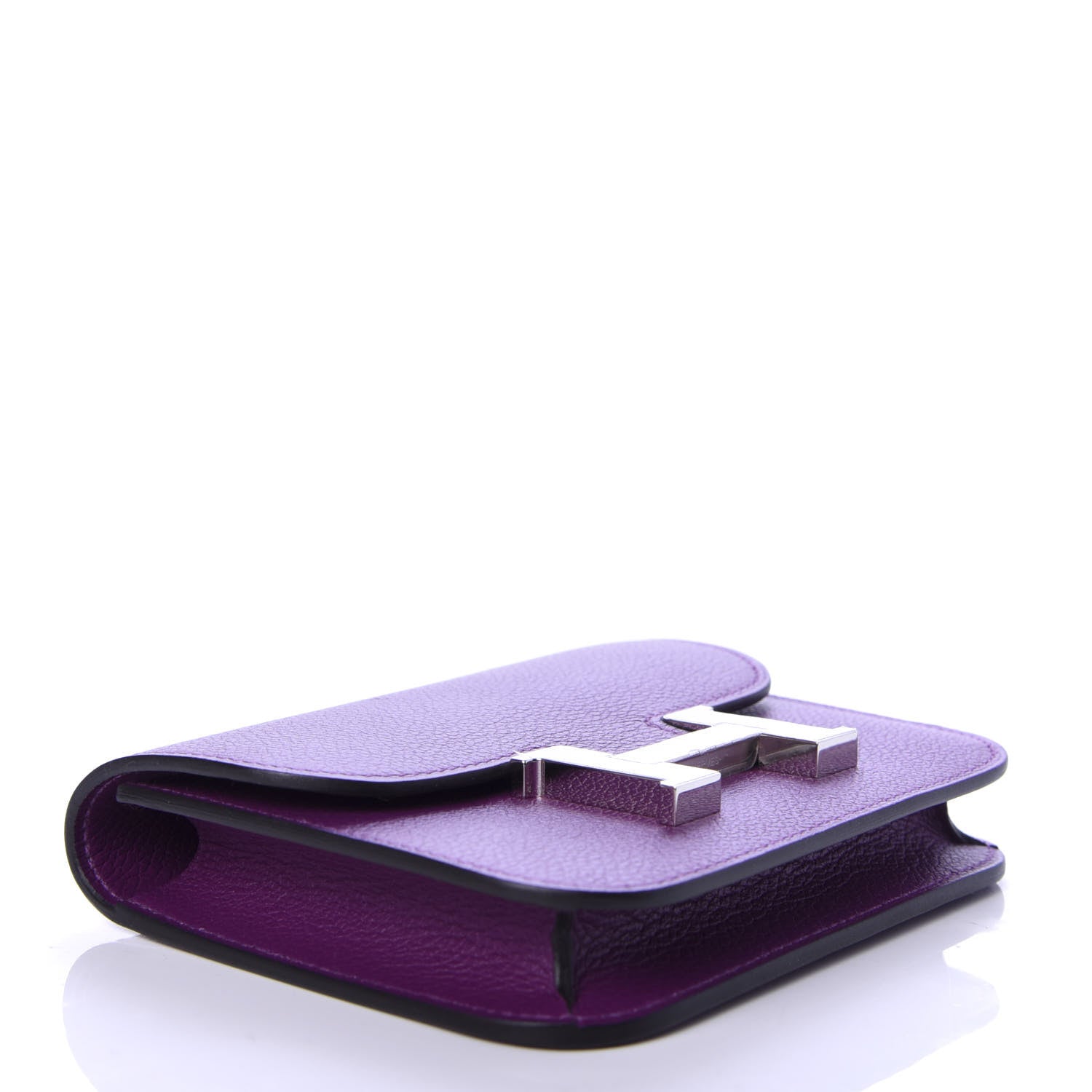 Hermes Evercolor Constance Slim Wallet Anemone 5 of 10