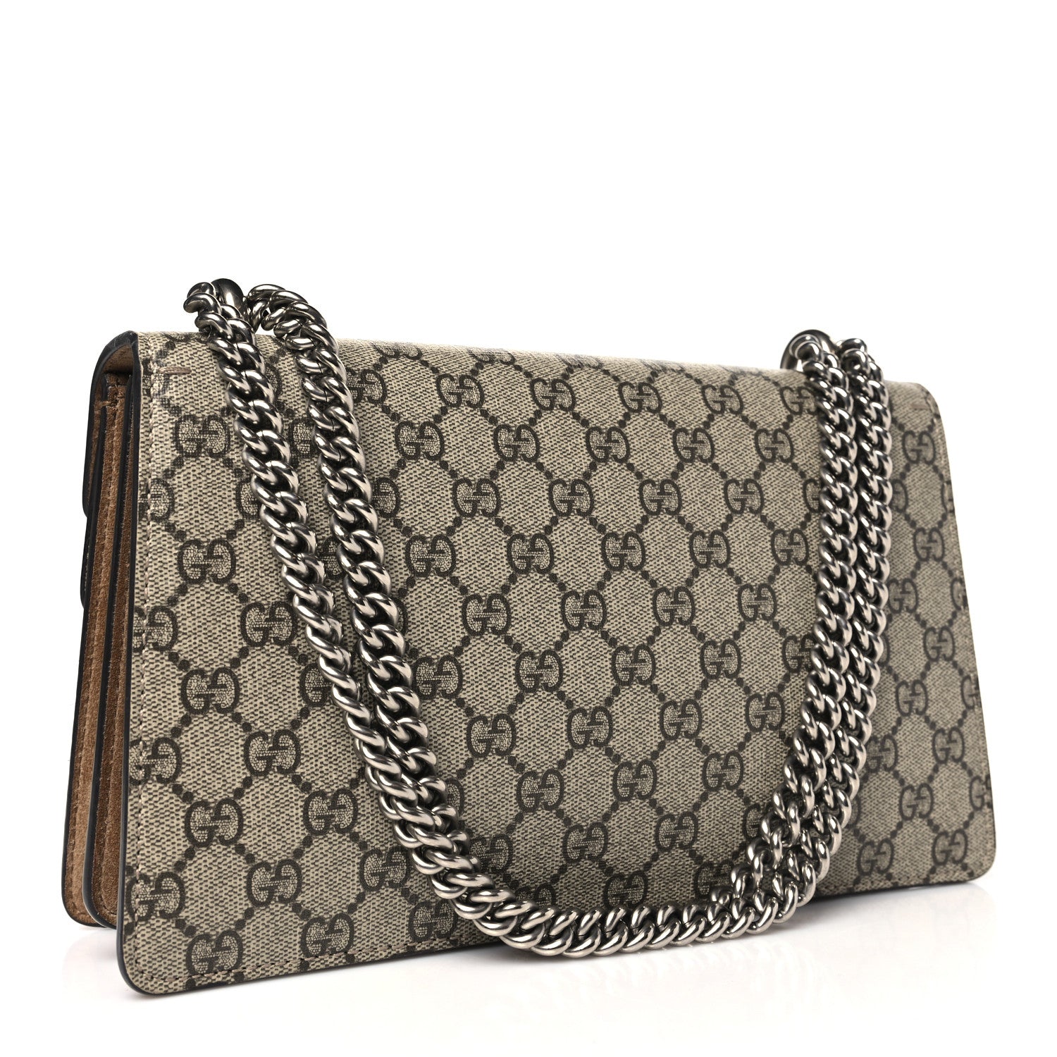 Gucci GG Supreme Monogram Small Dionysus Shoulder Bag Taupe 3 of 13