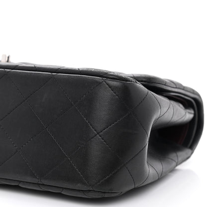 Chanel Lambskin Quilted Jumbo Double Flap Black 11 of 17