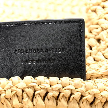 Saint Laurent Raffia Rive Gauche Tote Natural 7 of 10
