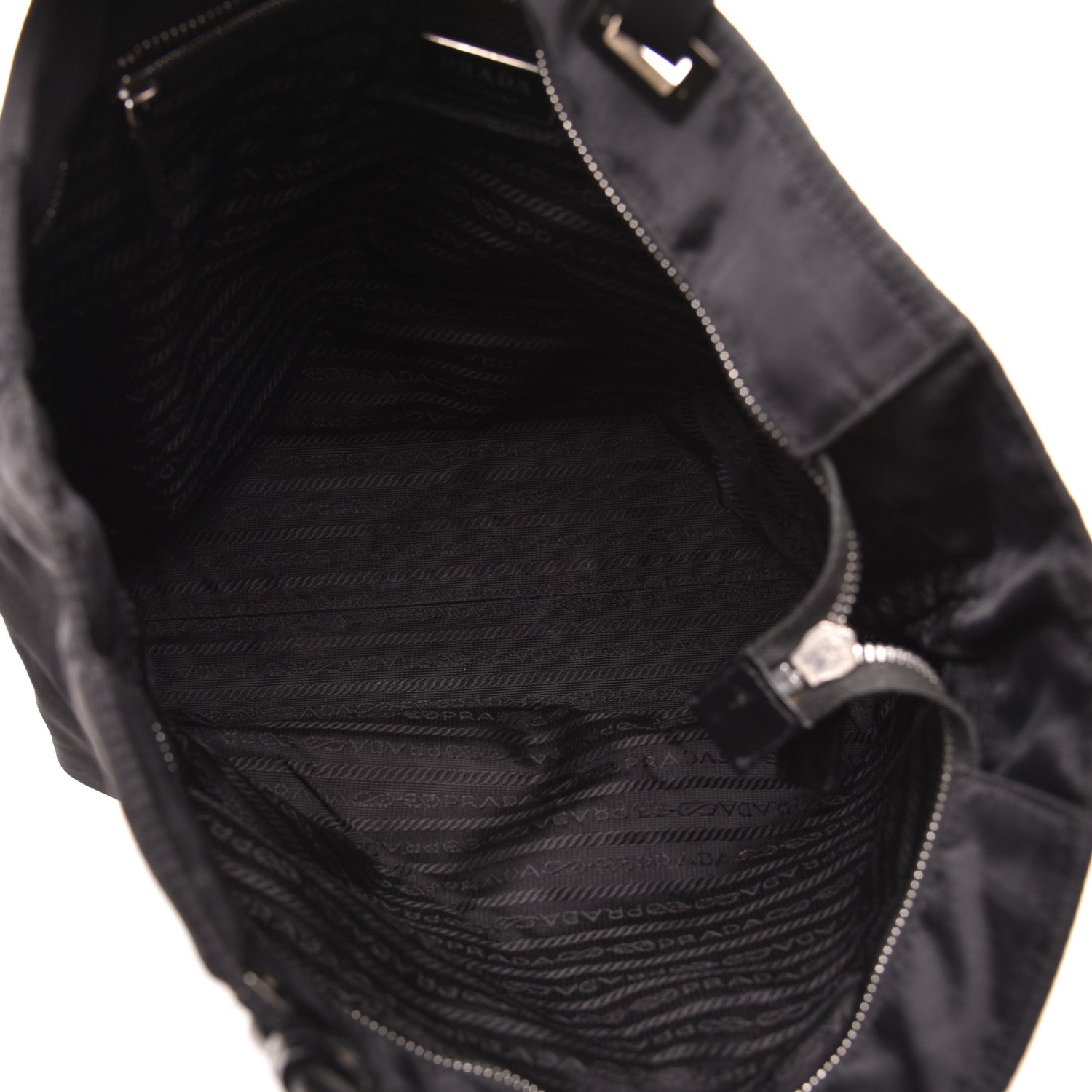 Prada Tessuto Nylon Tote Brown 5 of 9