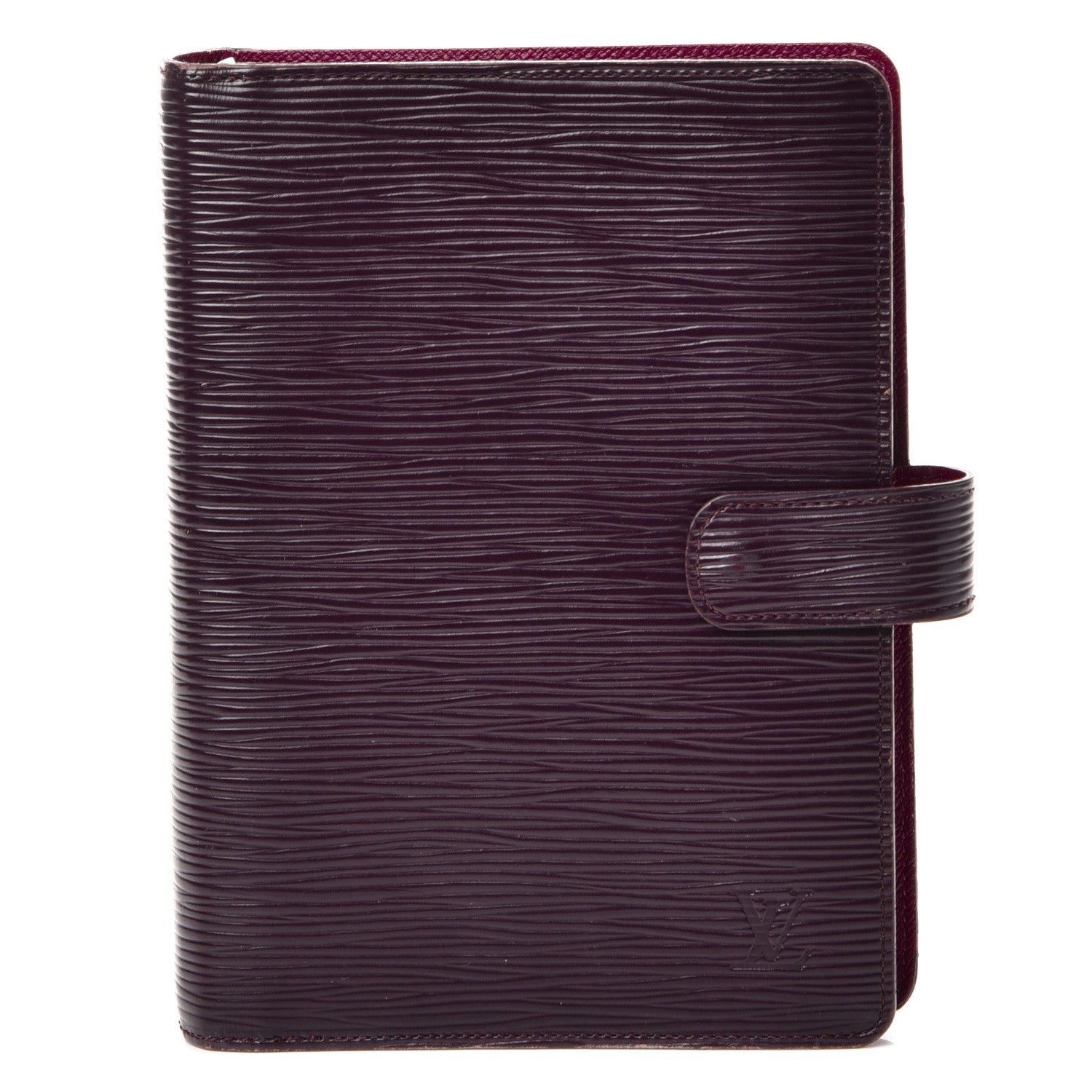 Louis Vuitton Epi Medium Ring Agenda Cover Cassis 1 of 10