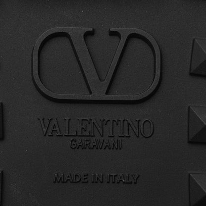 Valentino Garavani Calfskin Tonal Roman Stud 20/40mm Combat Boots 40 Black 7 of 13