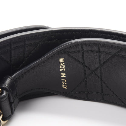 Christian Dior Lambskin Cannage Shoulder Strap Black 3 of 4