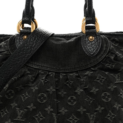 Louis Vuitton Denim Neo Cabby MM Black 8 of 14