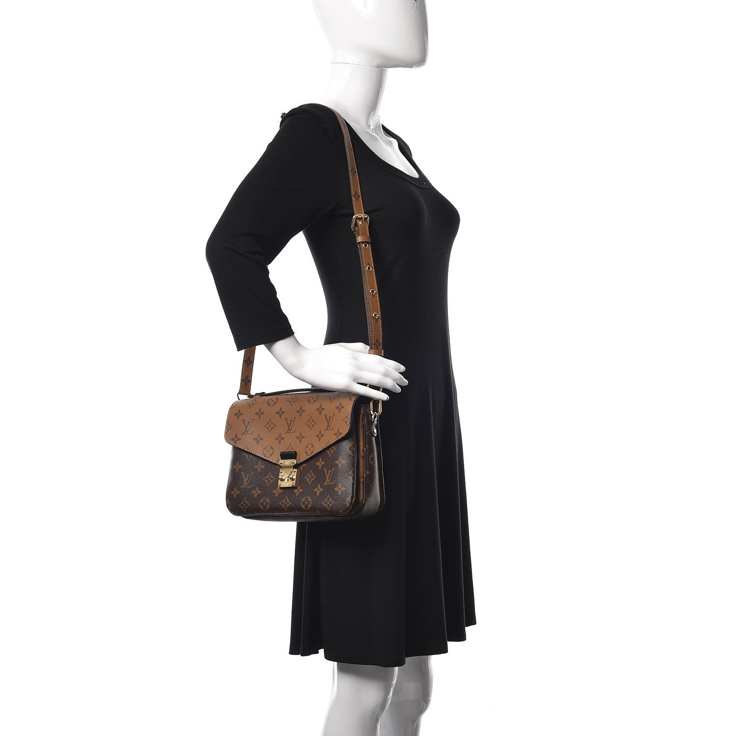 Louis Vuitton Reverse Monogram Pochette Metis 2 of 10